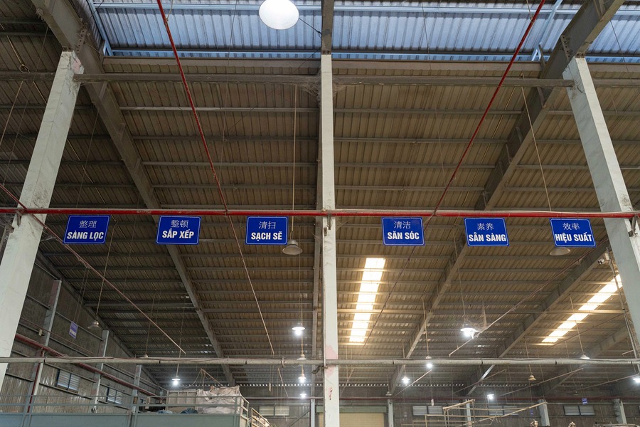 Kho nguyên liệu tiêu chuẩn 5S