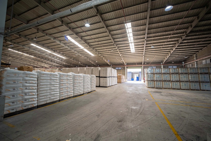 Kho thành phẩm đóng pallet xuất xưởng